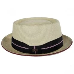 Bailey Carver Toyo Straw Blend Pork Pie Hat -Fashion Hat Discount Store 397011