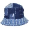 Kangol Patchwork Mashup Denim Cotton Bucket Hat -Fashion Hat Discount Store 400266