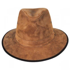 Stetson Chelan Suede Leather Safari Fedora Hat