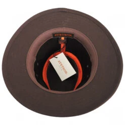 Stetson Chelan Suede Leather Safari Fedora Hat -Fashion Hat Discount Store 400826