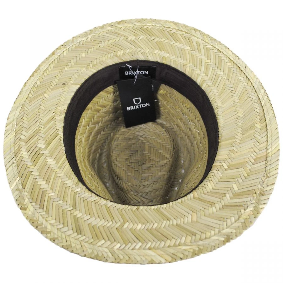 Messer Resort Rush Straw Fedora Hat 5 Messer Resort Rush Straw Fedora Hat - Image 3