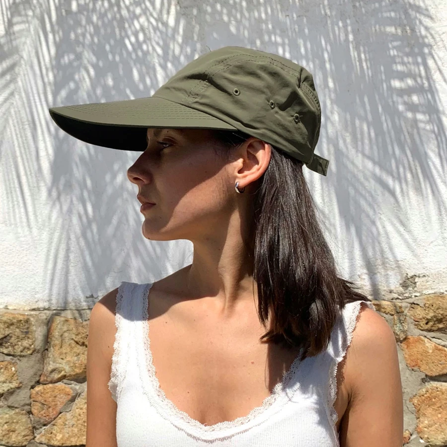 Torrey UPF 50+ Long Bill Adjustable Baseball Cap - Olive 3 Torrey UPF 50+ Long Bill Adjustable Baseball Cap - Olive