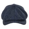 Magee Tweed Lambswool Newsboy Cap - Navy Blue -Fashion Hat Discount Store 401391
