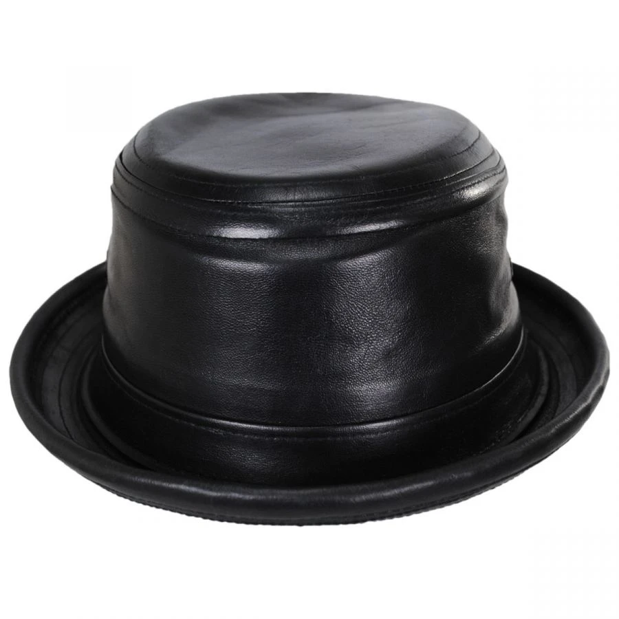 Lambskin Leather Bucket Hat 3 Lambskin Leather Bucket Hat