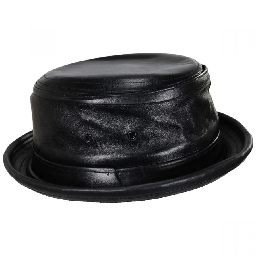 Lambskin Leather Bucket Hat 4 Lambskin Leather Bucket Hat - Image 2