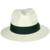 Toyo Straw Safari Fedora Hat - Green Band -Fashion Hat Discount Store 402999