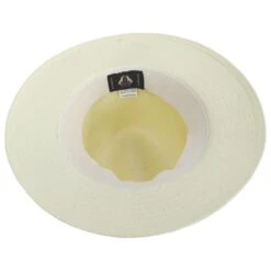 Toyo Straw Safari Fedora Hat - Green Band -Fashion Hat Discount Store 403005