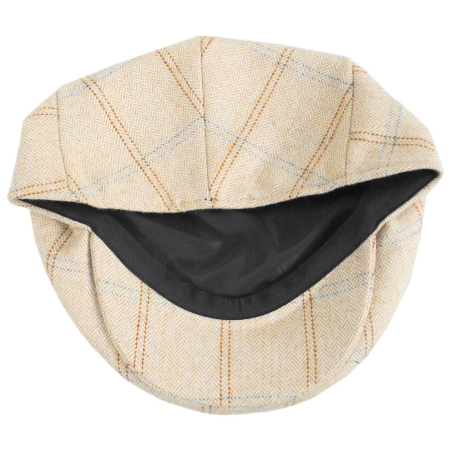 Skyline Herringbone Overcheck Wool Blend Ivy Cap 5 Skyline Herringbone Overcheck Wool Blend Ivy Cap - Image 3