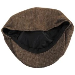 Bird Rock Herringbone Wool Blend Newsboy Cap -Fashion Hat Discount Store 406535