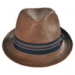 Tribeca Toyo Straw Trilby Fedora Hat