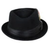 Stout Wool Felt Diamond Crown Fedora Hat