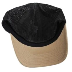 Columbia Sportswear Tree Flag Mesh Flexfit Fitted Baseball Cap - Natural/Navy -Fashion Hat Discount Store 411785