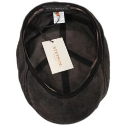 Stetson Sabre Weathered Leather Ivy Cap -Fashion Hat Discount Store 414138