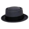 Wool Felt Pork Pie Hat - Gray -Fashion Hat Discount Store 417324