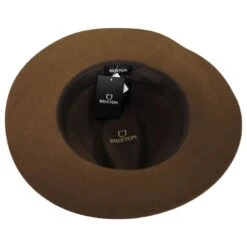 Wesley Packable Wool Felt Fedora Hat - Coffee -Fashion Hat Discount Store 419699