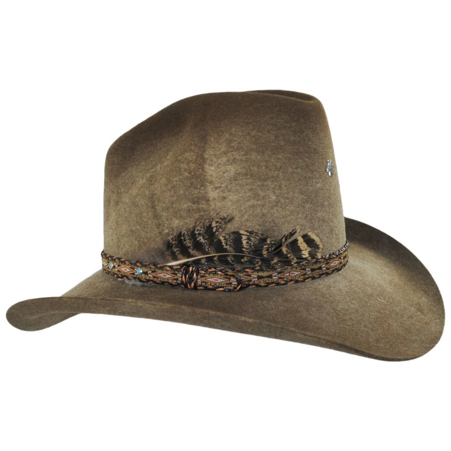 RENEGADE Zella Wool Felt Gus Western Hat 4 RENEGADE Zella Wool Felt Gus Western Hat - Image 2