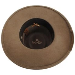 Saggy Distressed Wool Felt Outback Hat -Fashion Hat Discount Store 422529