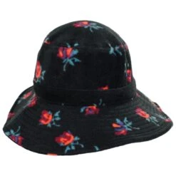 Dylan Bucket Hat - Floral Polar Fleece