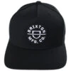 Crest 5-Panel Snapback Baseball Cap