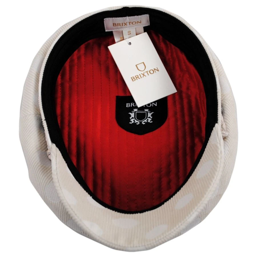 Ashland Polka Dot Cotton Blend Fiddler's Cap 5 Ashland Polka Dot Cotton Blend Fiddler's Cap - Image 3