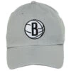 '47 BRAND Brooklyn Nets NBA Clean Up Strapback Baseball Cap Dad Hat -Fashion Hat Discount Store 428289