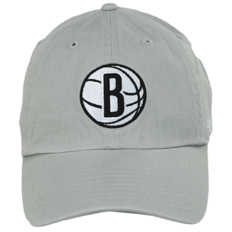 '47 BRAND Brooklyn Nets NBA Clean Up Strapback Baseball Cap Dad Hat 3 '47 BRAND Brooklyn Nets NBA Clean Up Strapback Baseball Cap Dad Hat