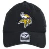'47 BRAND Minnesota Vikings NFL Clean Up Strapback Baseball Cap Dad Hat -Fashion Hat Discount Store 429236