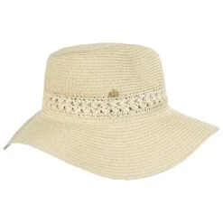 Melbourne Braided Toyo Straw Safari Fedora Hat -Fashion Hat Discount Store 429521