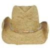 Chrysta Crochet Raffia Straw Western Hat -Fashion Hat Discount Store 429653