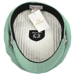 Ashland Cotton Houndstooth Fiddler's Cap - Mint Green -Fashion Hat Discount Store 430752
