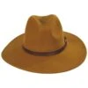 Field Proper Wool Felt Fedora Hat - Chestnut 1 Field Proper Wool Felt Fedora Hat - Chestnut -Fashion Hat Discount Store 432960