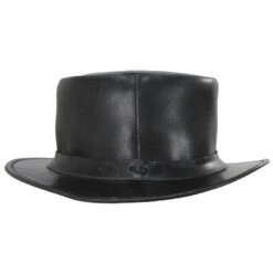 John Bull Leather Top Hat -Fashion Hat Discount Store 434262