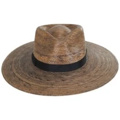 Vintage Couture Juliana Palm Straw Rancher Fedora Hat