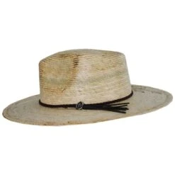 Vintage Couture Mateo Floral Band Palm Straw Rancher Fedora Hat -Fashion Hat Discount Store 435008
