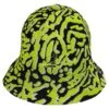 Kangol Carnival Casual Tropic Bucket Hat - Black/Green -Fashion Hat Discount Store 435729