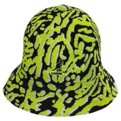 Kangol Carnival Casual Tropic Bucket Hat - Black/Green