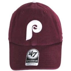 '47 BRAND Philadelphia Phillies MLB Clean Up Strapback Baseball Cap Dad Hat