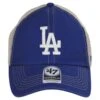 '47 BRAND Los Angeles Dodgers Trawler 47 Mesh Clean Up Snapback Baseball Cap -Fashion Hat Discount Store 436670