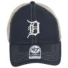 '47 BRAND Detroit Tigers Trawler 47 Mesh Clean Up Snapback Baseball Cap -Fashion Hat Discount Store 436715