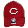 '47 BRAND Cincinnati Reds Trawler 47 Mesh Clean Up Snapback Baseball Cap -Fashion Hat Discount Store 436733