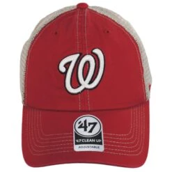 '47 BRAND Washington Nationals Trawler 47 Mesh Clean Up Snapback Baseball Cap