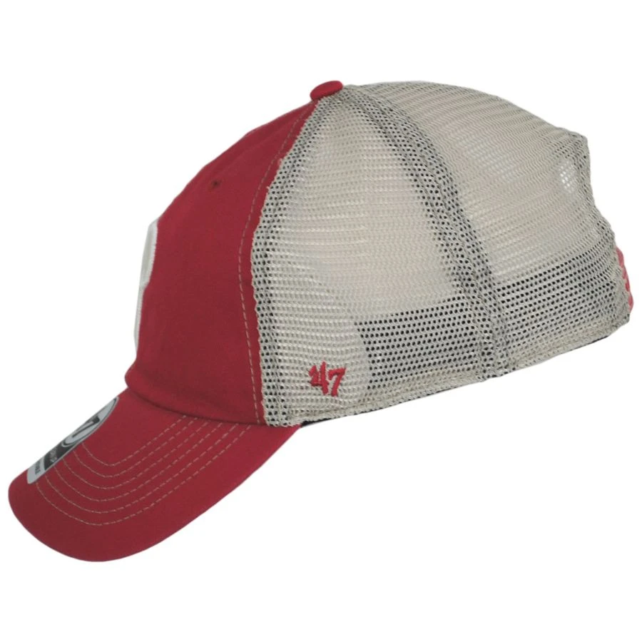 '47 BRAND Philadelphia Phillies Trawler 47 Mesh Clean Up Snapback Baseball Cap 4 '47 BRAND Philadelphia Phillies Trawler 47 Mesh Clean Up Snapback Baseball Cap - Image 2