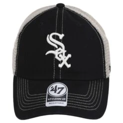 '47 BRAND Chicago White Sox Trawler 47 Mesh Clean Up Snapback Baseball Cap