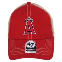 '47 BRAND Los Angels Angels Trawler 47 Mesh Clean Up Snapback Baseball Cap