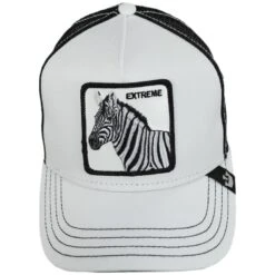 Goorin Bros Zebra Mesh Trucker Snapback Baseball Cap