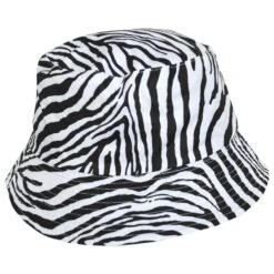 Zebra Reversible Bucket Hat