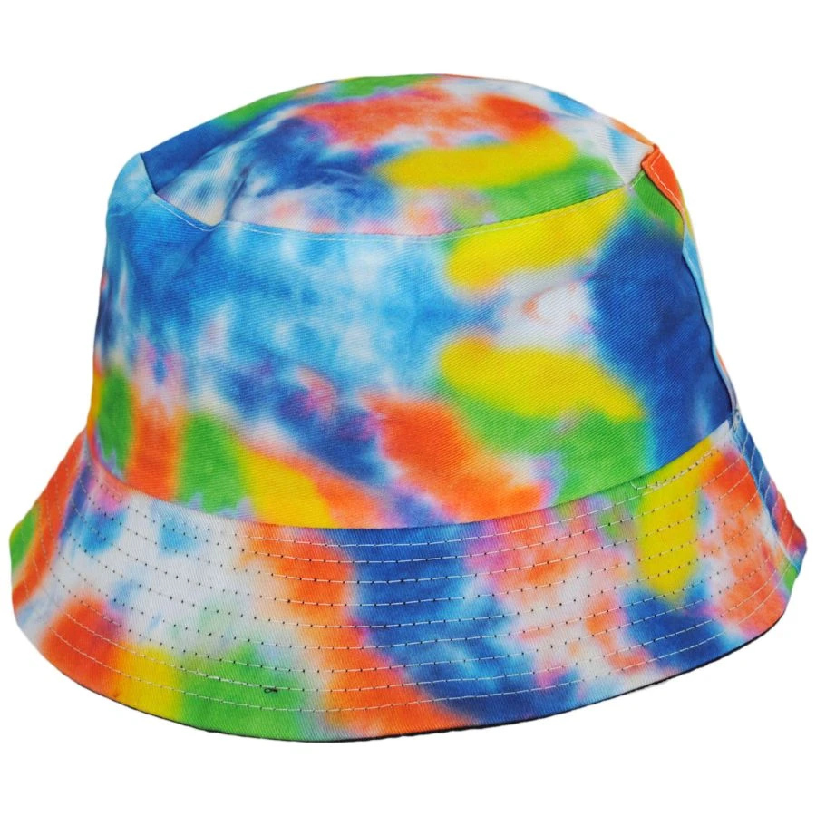 Bond Tie-Dye Reversible Cotton Bucket Hat 3 Bond Tie-Dye Reversible Cotton Bucket Hat
