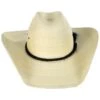 Bent Rail Buckhorn Palm Straw Cattlemen Western Hat
