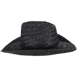 Houston Rush Straw Cowboy Hat - Black -Fashion Hat Discount Store 440916
