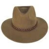 Messer Wool Felt Western Fedora Hat - Bronze -Fashion Hat Discount Store 441737